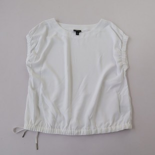 宽松纯色休闲套头衫 衬衫 A16 微瑕欧美女士圆领蝙蝠无袖 春夏夏季