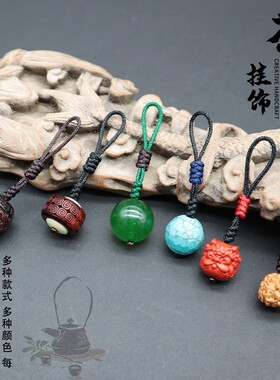 茶壶绳杯盖挂绳文玩手工绳壶盖绳