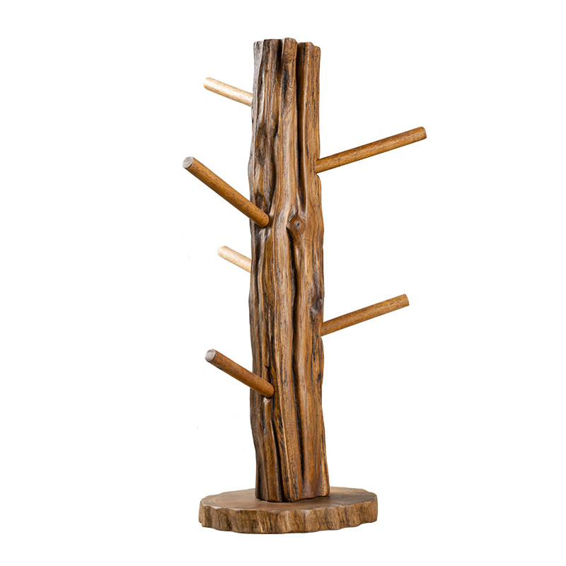 实木沥水杯架挂架摆件茶杯架子马克杯咖啡杯收纳架钥匙首饰置物架