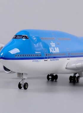 荷兰航空波音747飞机模型