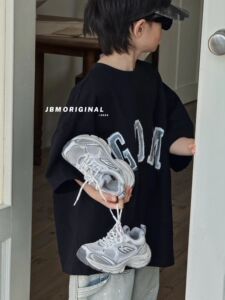 男女童单网魔术贴透气老爹运动鞋