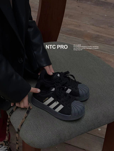 2025冬季新款韩版NTC加绒保暖贝壳头板鞋男女童学生休闲运动棉鞋