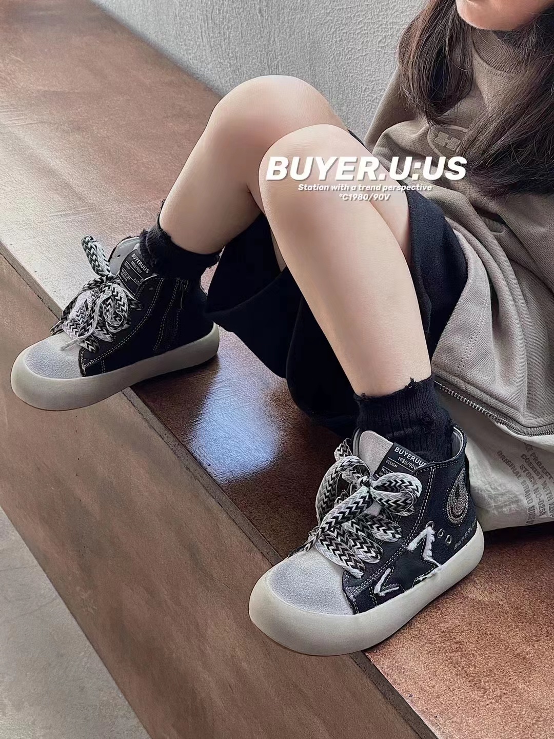 2022儿童运动鞋UUS加棉防滑韩版