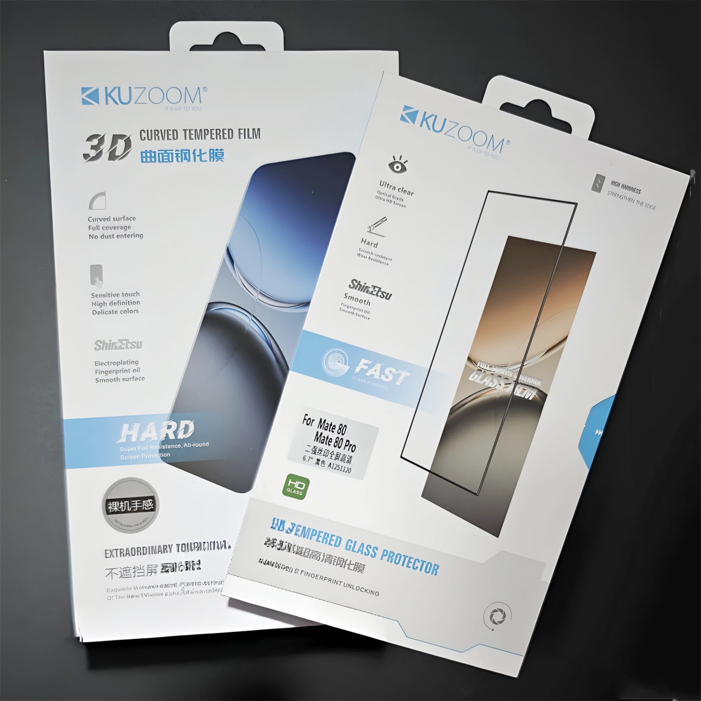 适用华为mate80系列全屏钢化膜