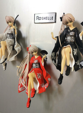 3色和服春日野穹二次元冰箱贴