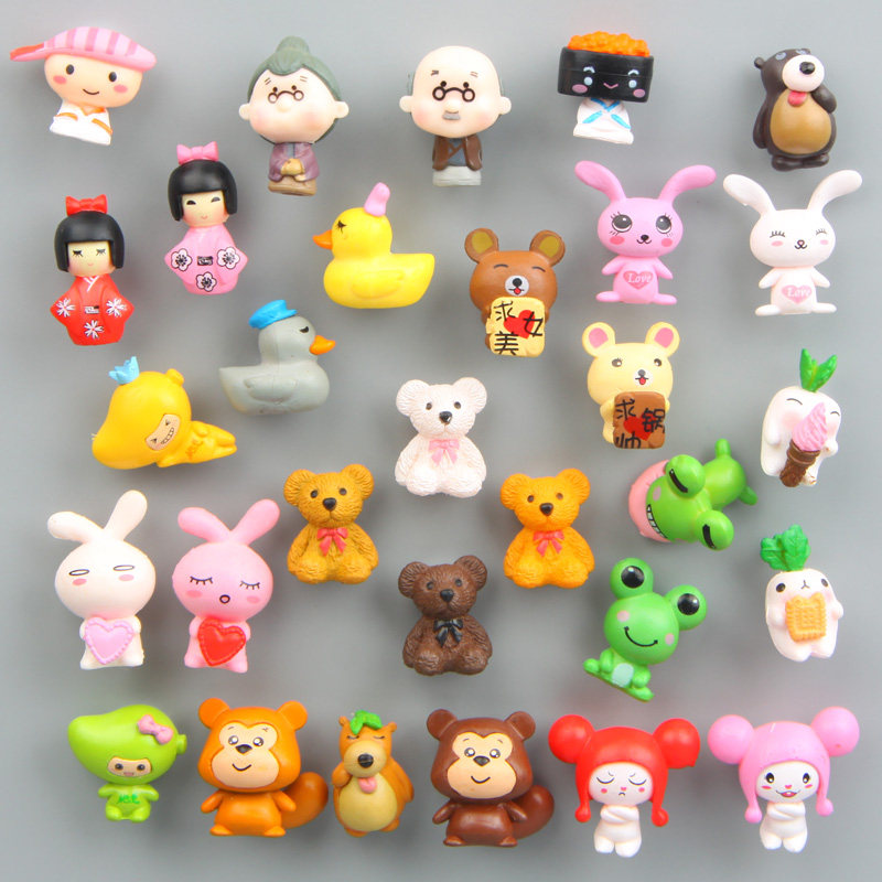 【彩彩家】可爱老头老太立体创意磁铁磁贴冰箱贴吸磁贴家居装饰品