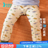 子宝宝全棉亲肤秋裤 纯棉儿童休闲裤 内穿 男童打底长裤 衣拉拉春秋款