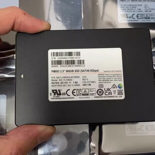 SATA 960G 6GB SSD 00005固态硬盘 三星 MZ7LH960HAJR PM883