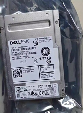 Dell 0VRTN9 1.92T SAS 24gb 2.5固态服务器硬盘KPM6XGUR1T92