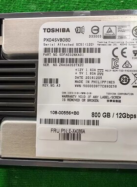 NetApp E-X4086A 108-00556 800G SAS 12GB 2.5存储固态硬盘 DE