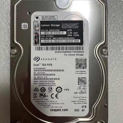 联想6TSAS7.2K3.5寸硬盘