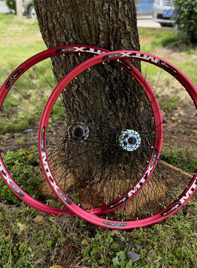 太阳MTX33焊接车圈XM490PRO花鼓26/27.5寸快拆桶轴BOOST手工轮组