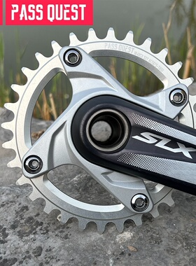 Pass Quest土坡车单速盘片 BCD104 GXP齿盘7075铝材 动作街车牙盘