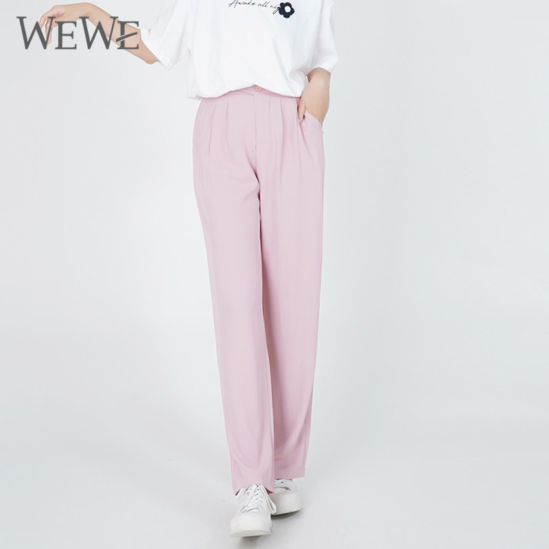 WEWE唯唯夏季新品女装休闲百搭时尚显瘦通勤女士阔腿休闲裤使用感如何?