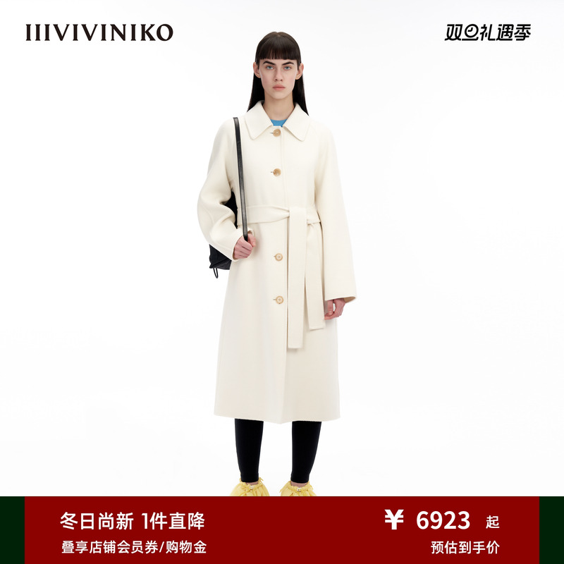 IIIVIVINIKO双面羊绒大衣