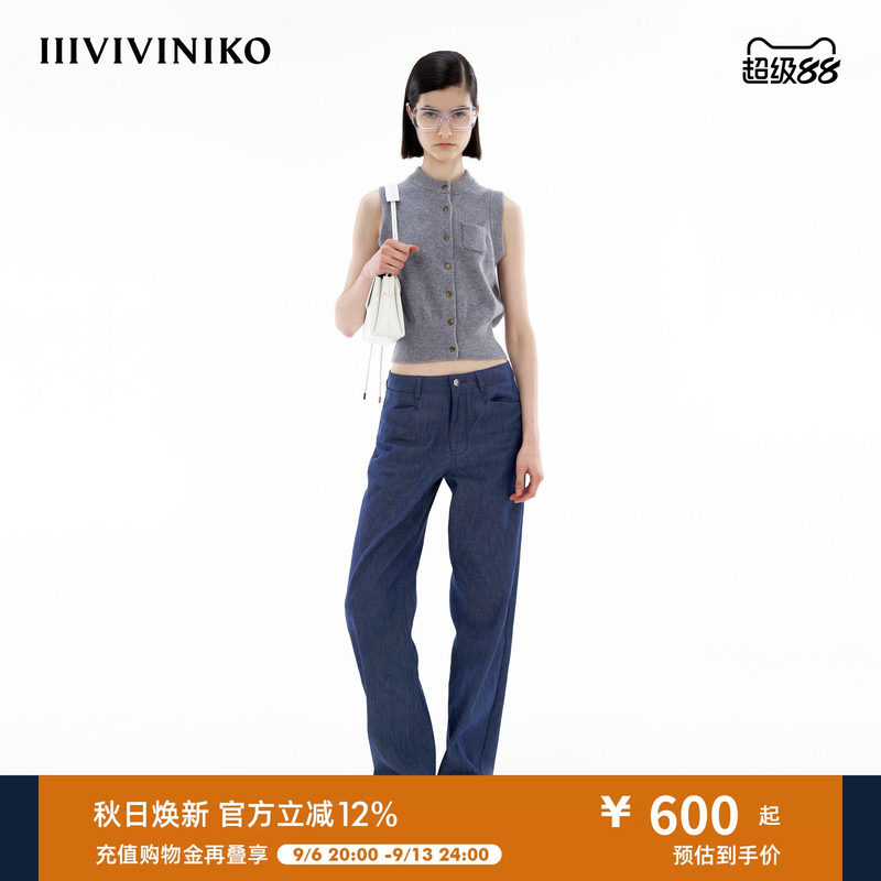 圆领针织背心IIIVIVINIKO图片