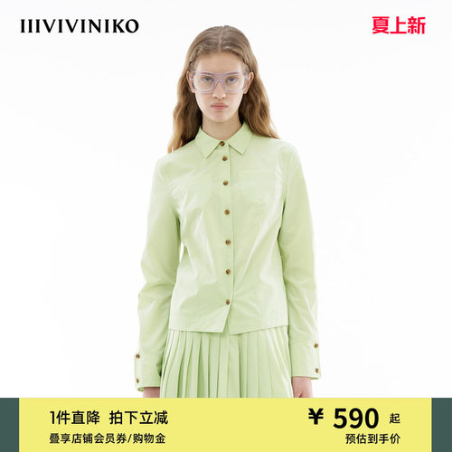 IIIVIVINIKO小翻领衬衫