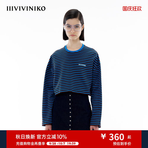 截短长袖T恤IIIVIVINIKO