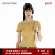 IIIVIVINIKO2025夏新款 半透罗纹Polo领微卷短袖 女B520110629C