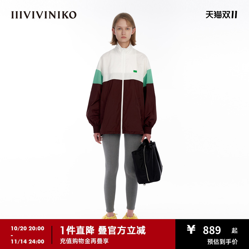 iiiviviniko轻薄尼龙短外套