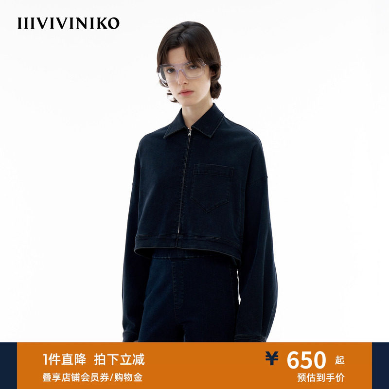 高弹牛仔外套IIIVIVINIKO图片