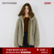 IIIVIVINIKO2025冬新款 廓形蓬松感抽绳连帽皮草女M540323155E