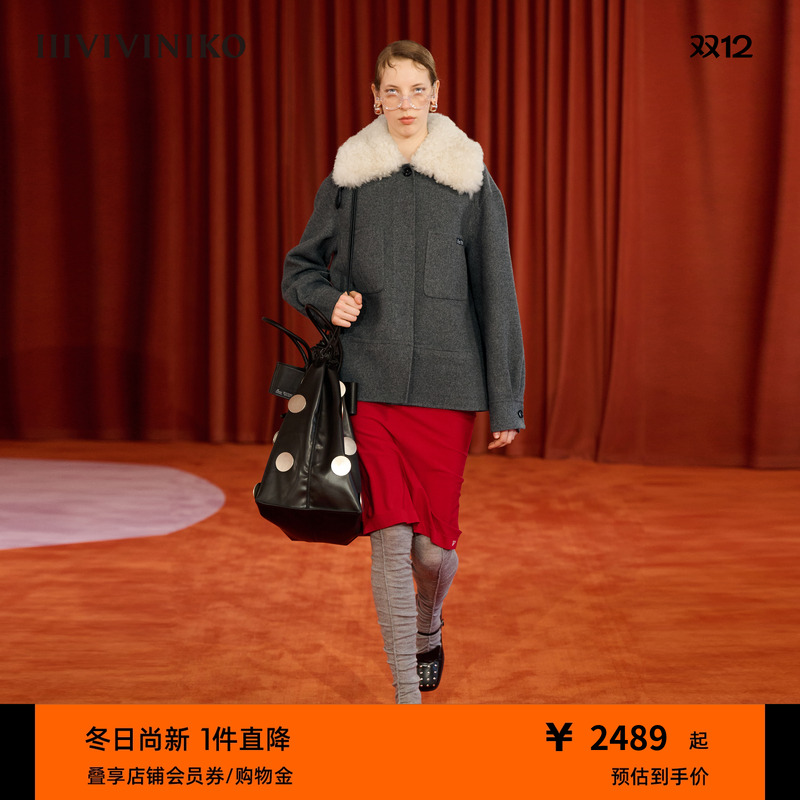 夹克毛呢大衣IIIVIVINIKO