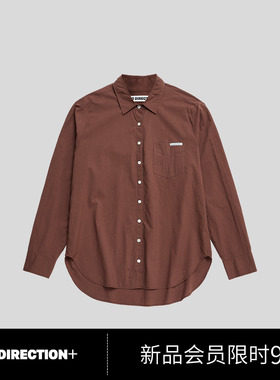 NO DIRECTION+ logo装饰经典衬衫N530401103B