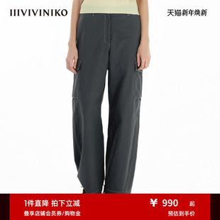 长裤 型工装 子女B510810160B 复古宽松香蕉裤 IIIVIVINIKO2025春新款