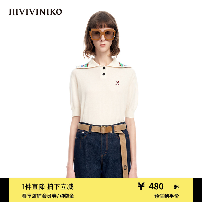 IIIVIVINIKO羊毛套头针织衫