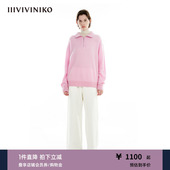 高领多巴胺套头针织衫 羊绒 女M340138645C 新品 IIIVIVINIKO冬季