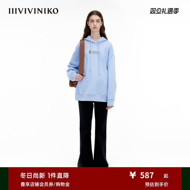 IIIVIVINIKO艺术家连帽卫衣