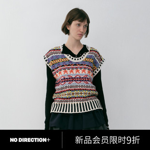 费尔岛提花针织背心N611211601A DIRECTION