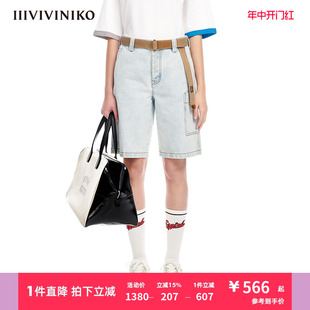 百慕大工装 牛仔中裤 新疆长绒棉 IIIVIVINIKO 子女M311804218B