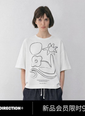 NO DIRECTION+ 夏季新款Oversize廓形T恤女N620512335D
