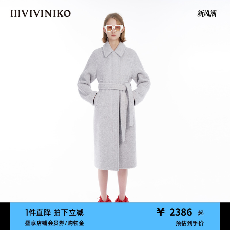 羊毛长款大衣IIIVIVINIKO