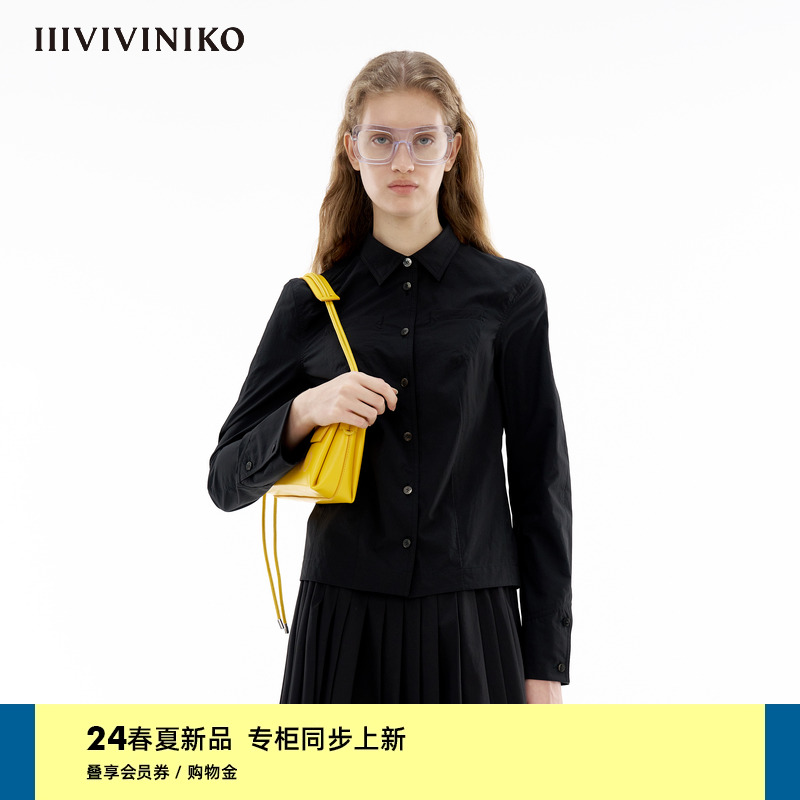 IIIVIVINIKO小翻领衬衫