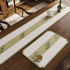 桌旗2024新款新中式禅意古典中国风茶席茶垫茶台垫布防水茶几桌布
