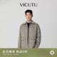 VICUTU威可多男大衣绵羊毛舒暖外套时尚 潮流日常百搭休闲翻领外搭