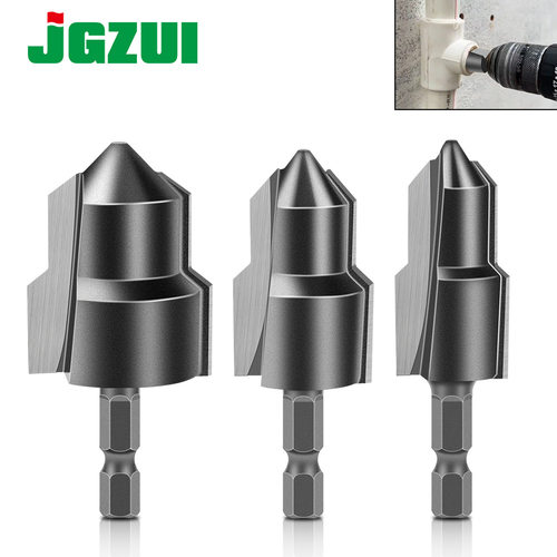 钨钢合金提口钻PPR/TPR水管修复钻括口宝塔钻头倒角器20/25/32mm
