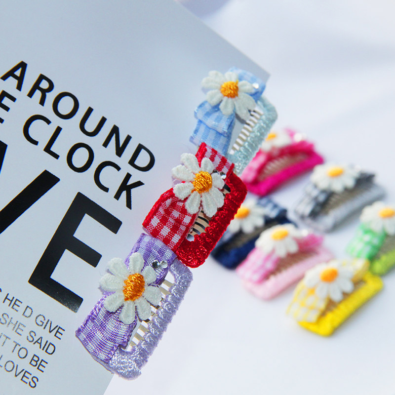 手工宠物饰品狗狗发梳发夹头花卡通带齿bb夹短毛犬泰迪比熊约克夏