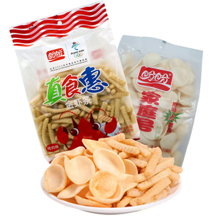 盼盼真实惠薯片108克虾条虾片多口味解馋休闲怀旧零食小吃包邮