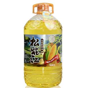 黑土地长的非转基因玉米油5L一级压榨工艺 玉米油全国整桶包邮