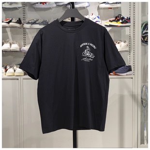 文化衫 吸汗舒适宽松休闲短袖 AHSV201 新款 李宁运动T恤男子2025夏季