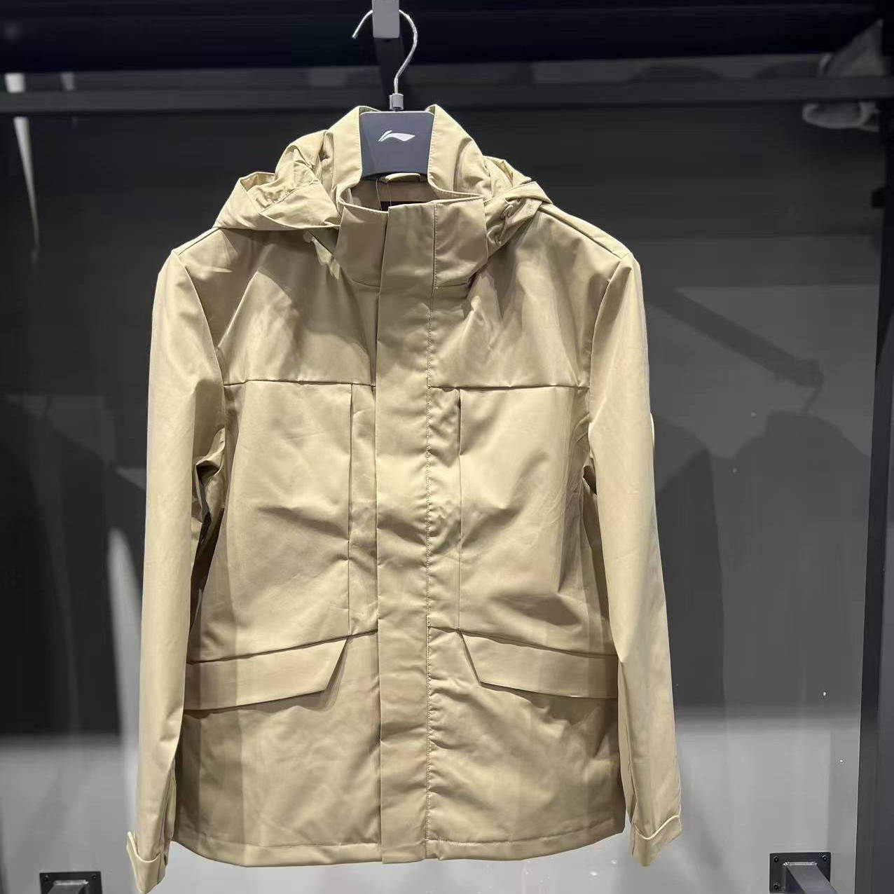 李宁男子风衣2024秋款新款团购防泼水可脱卸连帽运动外套AFDUA07,运动服/休闲服装,运动茄克/外套,淘宝优惠券,粉丝福利购,淘宝优惠卷