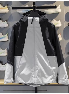 李宁男子三合一运动风衣2025新品加绒保暖防泼水宽松外套AWBV089