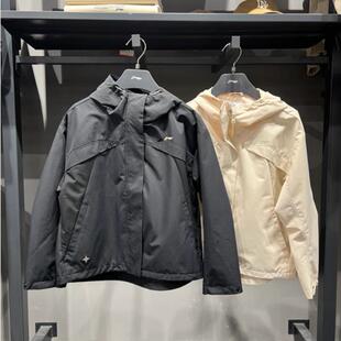 AFDV742 健身宽松抗静电防泼水外套 李宁女子运动风衣2025春季 新款