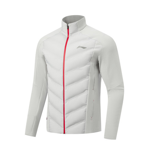 李宁棉服2026年春季新款男子日常跑运动休闲保暖夹克外套 AJMW063