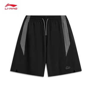 冰感舒适柔软休闲宽松运动短裤 新款 AKSW199 男子2026夏季 李宁短裤