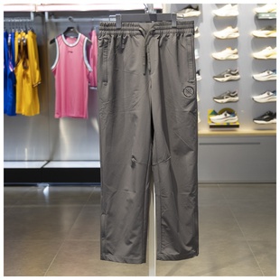 李宁卫裤 2024冬季新款韦德系列男子梭织直筒加绒运动长裤AYKU665